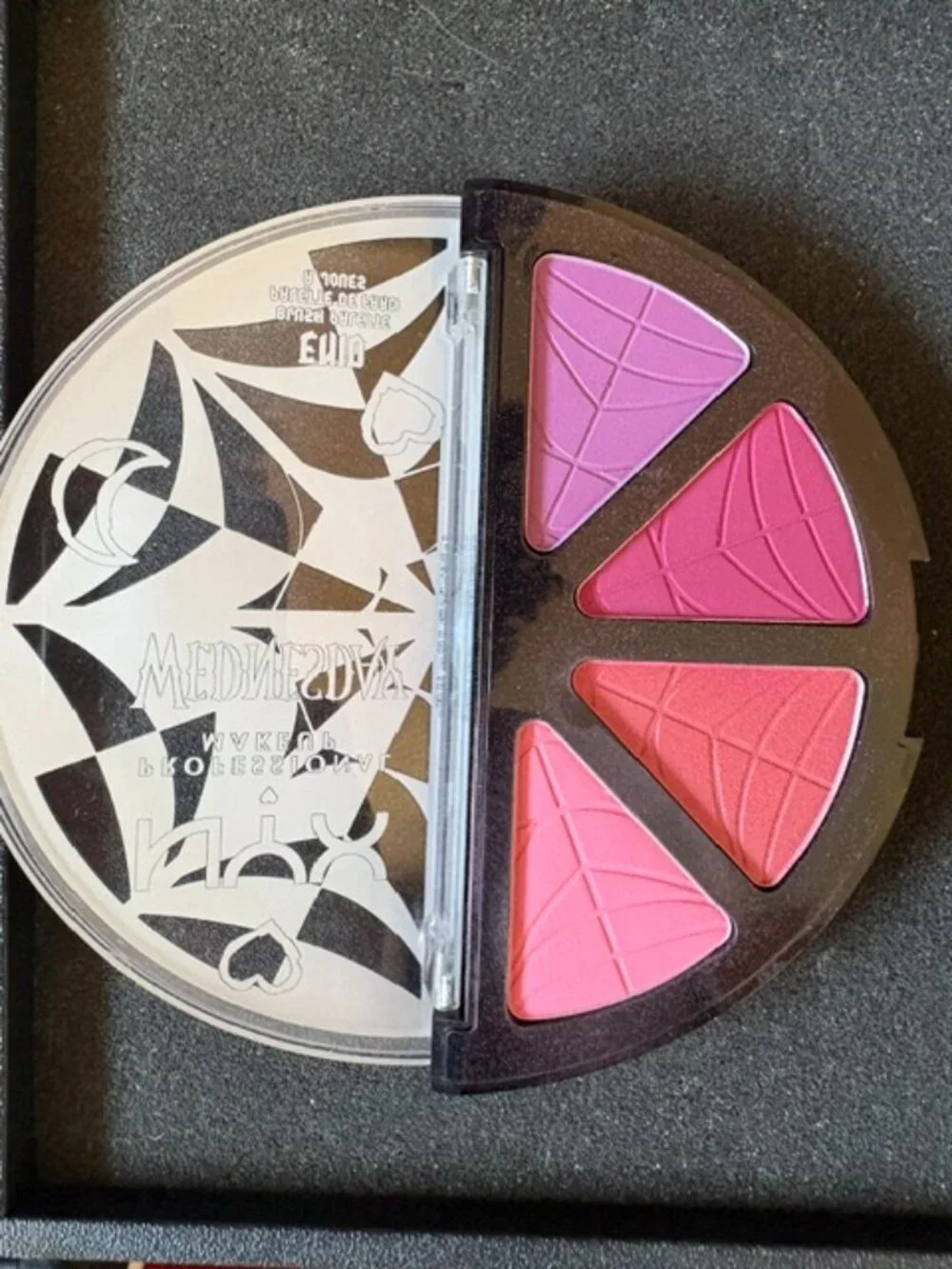 NYX Goth Wednesday Cheek Blush Palette Limited Edition Addams Enid Vegan Makeup
